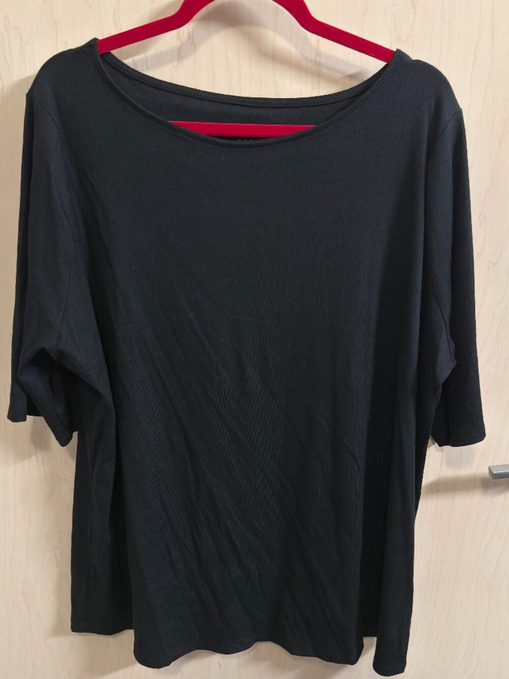 A New Day brand Black ribbed tee